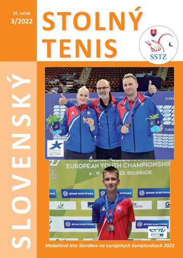 Obálka e-magazínu Časopis Slovenský stolný tenis