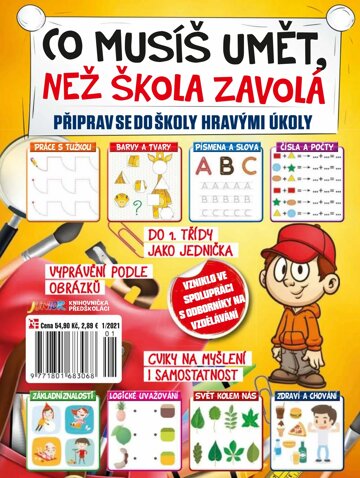 Obálka e-magazínu Knihovnička Junior - Než škola zavolá... 1/21