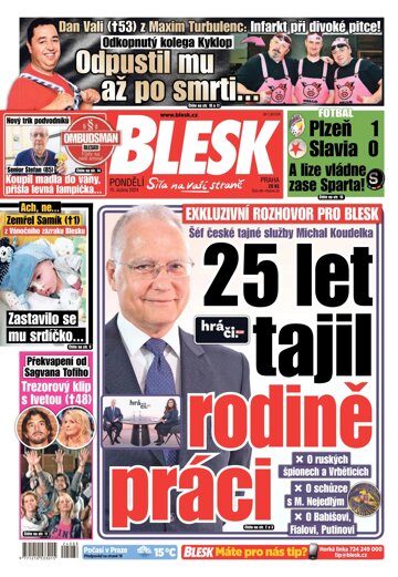 Obálka e-magazínu Blesk 15.4.2024