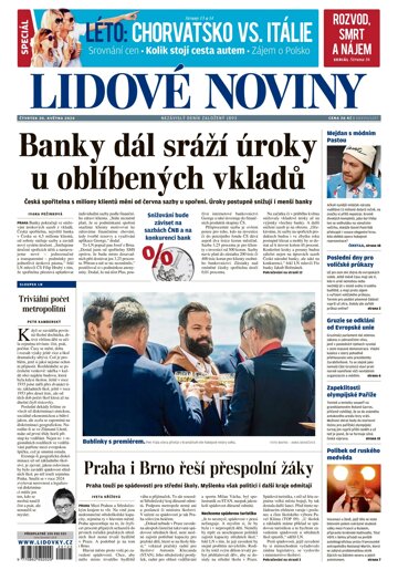 Obálka e-magazínu Lidové noviny 30.5.2024