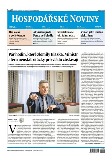Obálka e-magazínu Hospodářské noviny 104 - 2.6.2025