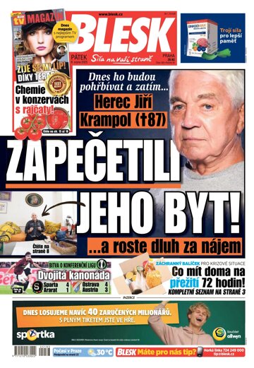 Obálka e-magazínu Blesk 8.8.2025