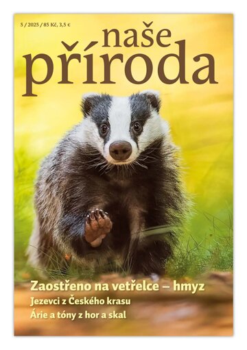 Obálka e-magazínu Naše příroda 5/2025