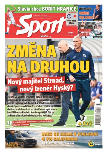 Obálka e-magazínu Sport 30.9.2025