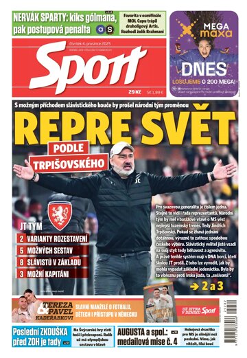 Obálka e-magazínu Sport 4.12.2025