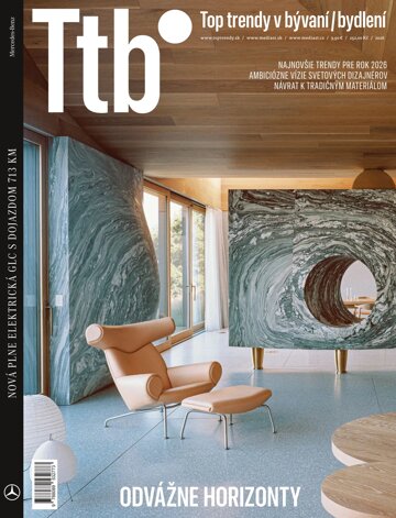Obálka e-magazínu Top trendy v bývaní 2026 FREE