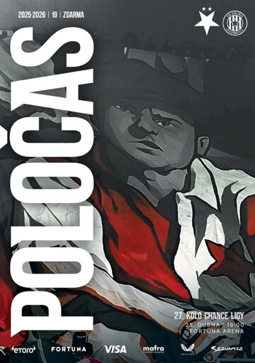 Obálka e-magazínu Poločas 26/2025č.19 Slavia - Olomouc