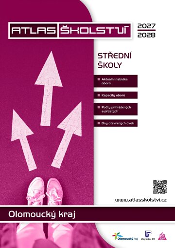 Obálka e-magazínu Atlas školství - střední školy - Olomoucký kraj 2027/2028