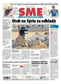 Obálka e-magazínu SME 30.8.2013