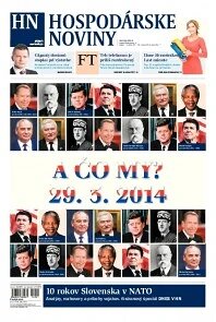 Obálka e-magazínu Hospodárske noviny 28.03.2014