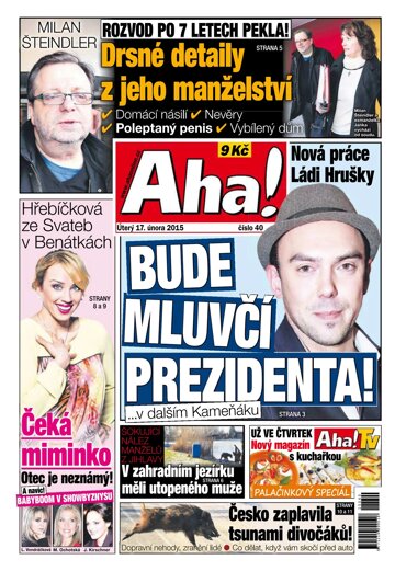 Obálka e-magazínu AHA! 17.2.2015