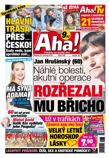 Obálka e-magazínu AHA! 24.6.2015