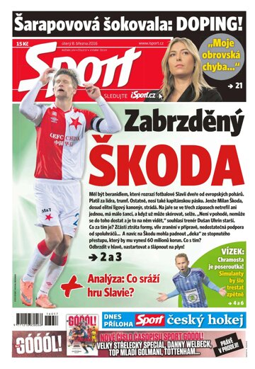 Obálka e-magazínu Sport 8.3.2016