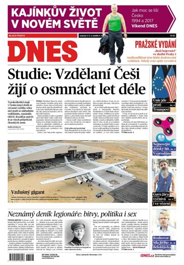 Obálka e-magazínu MF Dnes 3.6.2017