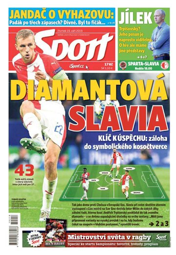 Obálka e-magazínu Sport 19.9.2019