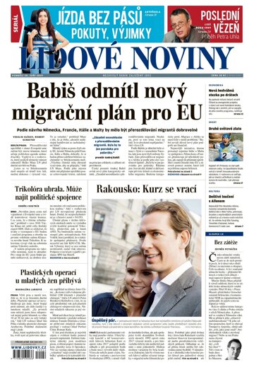 Obálka e-magazínu Lidové noviny 30.9.2019