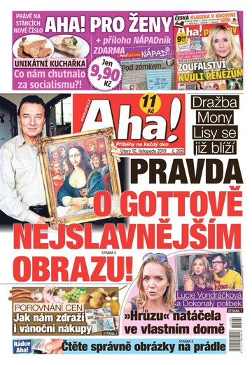 Obálka e-magazínu AHA! 12.11.2019