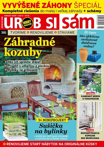 Obálka e-magazínu Urob si sám 8/2020