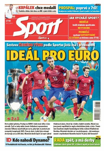 Obálka e-magazínu Sport 21.11.2020