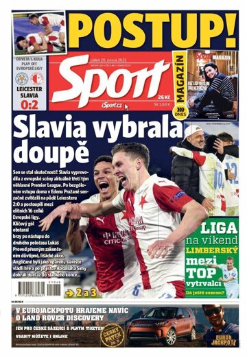 Obálka e-magazínu Sport 26.2.2021