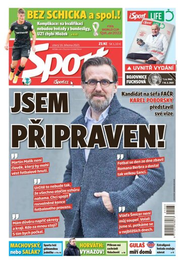 Obálka e-magazínu Sport 16.3.2021