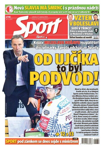 Obálka e-magazínu Sport 17.4.2021