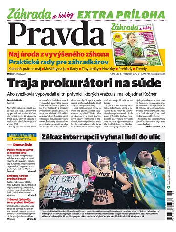 Obálka e-magazínu Pravda 4. 5. 2022