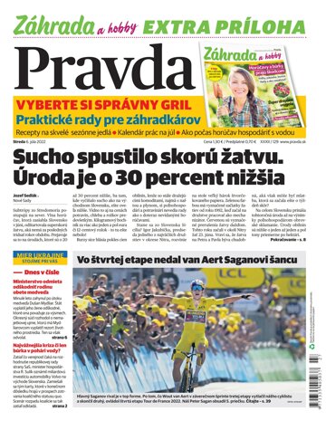 Obálka e-magazínu Pravda 6. 7. 2022