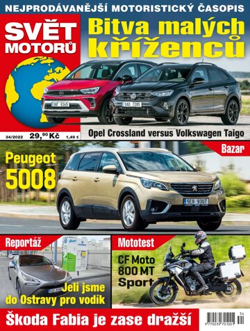 Obálka e-magazínu Svět motorů 34/2022