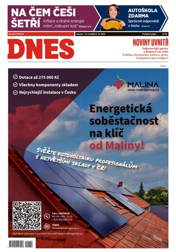 Obálka e-magazínu MF Dnes 1.10.2022