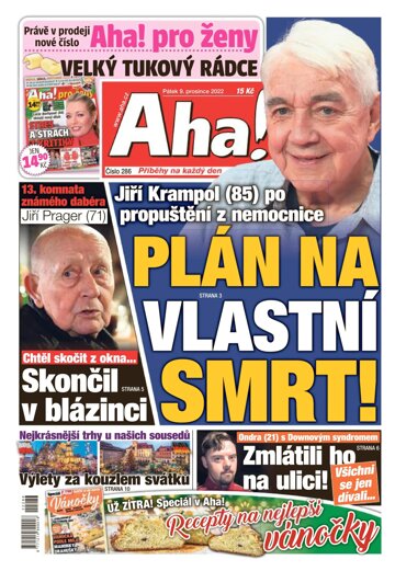 Obálka e-magazínu AHA! 9.12.2022