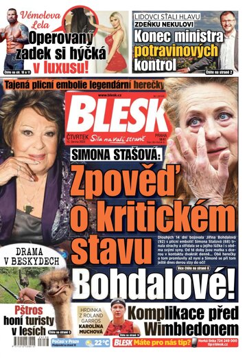 Obálka e-magazínu Blesk 15.6.2023