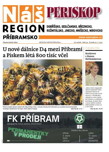 Obálka e-magazínu Náš Region - Příbramsko 29/2023
