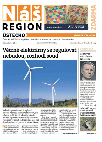 Obálka e-magazínu Náš Region - Ústecko 31/2023