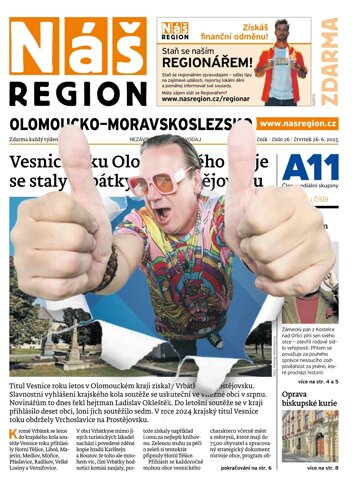 Obálka e-magazínu Náš Region - Olomoucko/Moravskoslezsko 26/2025