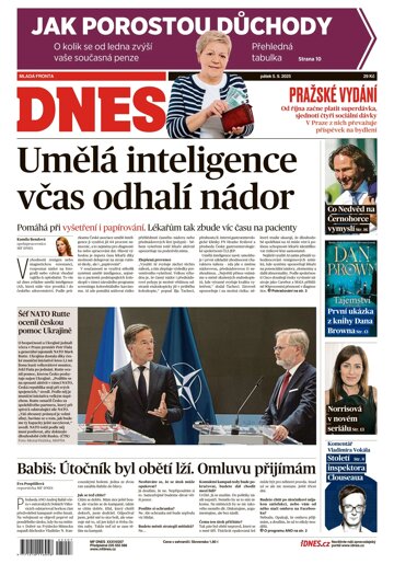 Obálka e-magazínu MF Dnes 5.9.2025