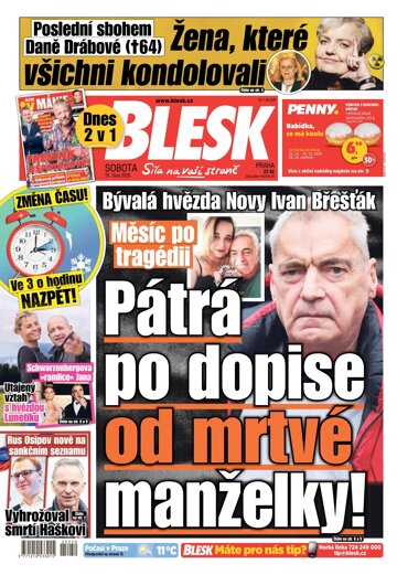 Obálka e-magazínu Blesk 25.10.2025