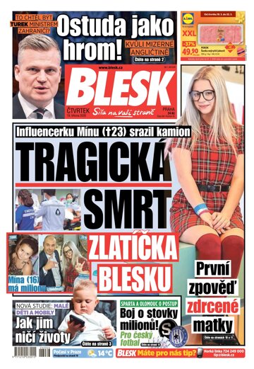 Obálka e-magazínu Blesk 19.3.2026