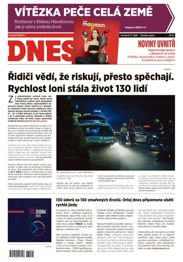 Obálka e-magazínu MF Dnes 23.4.2026