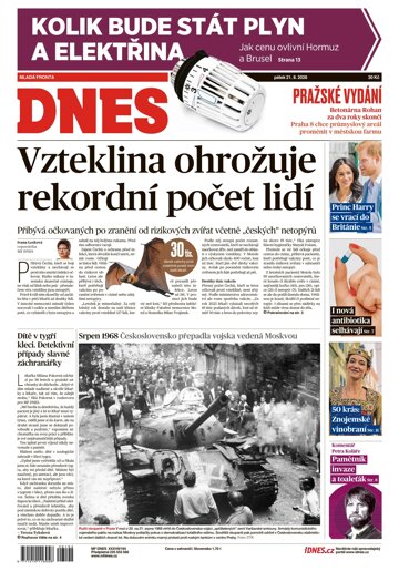 Obálka e-magazínu MF Dnes 21.8.2026