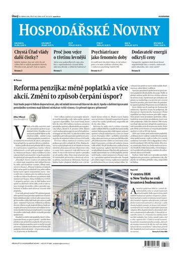Obálka e-magazínu Hospodářské noviny 163 - 25.8.2026