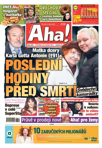 Obálka e-magazínu AHA! 8.10.2026