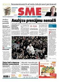 Obálka e-magazínu SME 2.4.2013