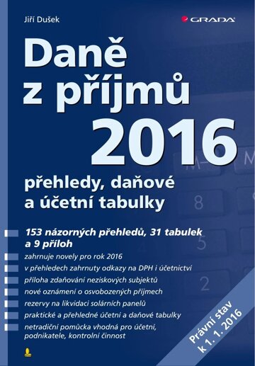 Obálka knihy Daně z příjmů 2016