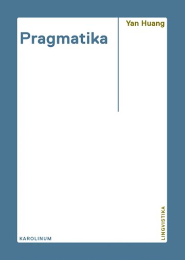 Obálka knihy Pragmatika