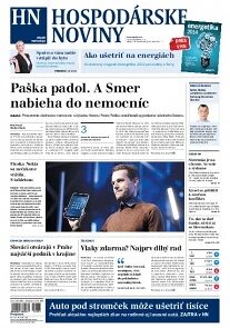 Obálka e-magazínu Hospodárske noviny 19.11.2014