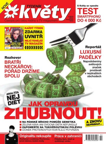 Obálka e-magazínu Týdenník Květy - 2/2015