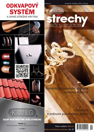 Obálka e-magazínu Střechy-Fasády-Izolace 2/2015