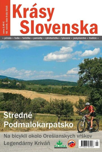 Obálka e-magazínu Krásy Slovenska 9-10/2015