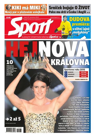 Obálka e-magazínu Sport 22.12.2015